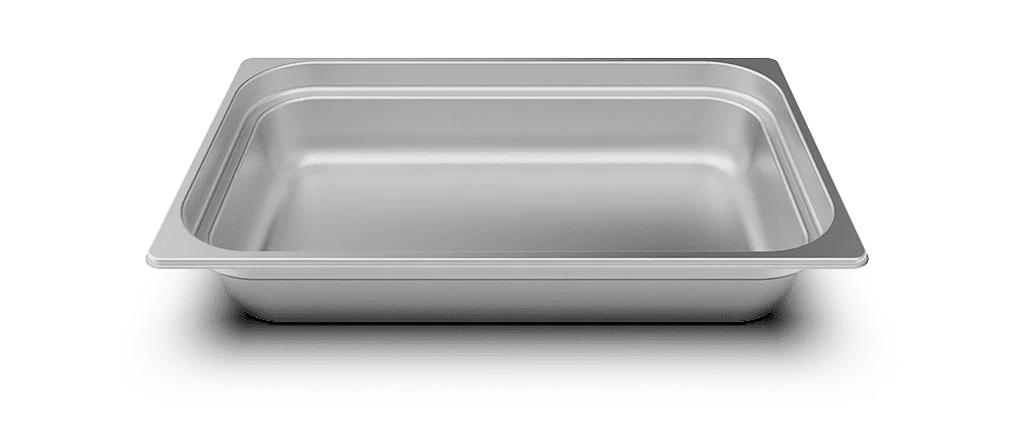VACUUM.100 - Plaque inox pour mise à vide (100mm) - GN 1/1