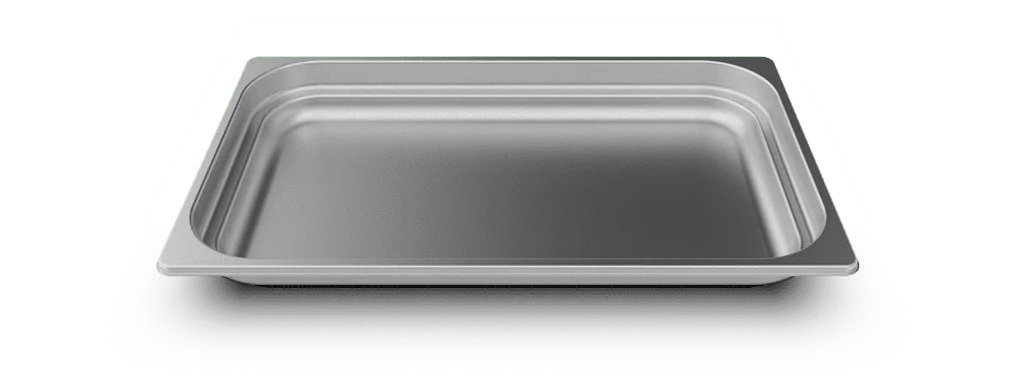 VACUUM.55 - Plaque inox pour mise à vide (55mm) - GN 1/1