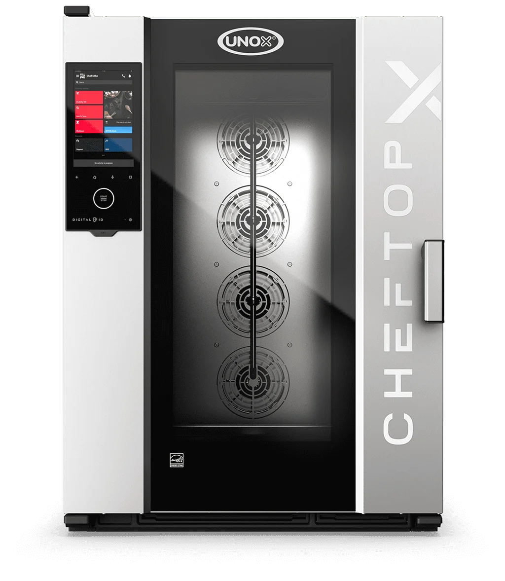 CHEFTOP-X Digital.ID COUNTERTOP 10 GN 2/1 Gaz - charnière gauche