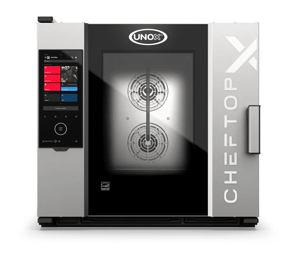 CHEFTOP-X Digital.ID COUNTERTOP 6 GN 2/1 Gaz - charnière gauche