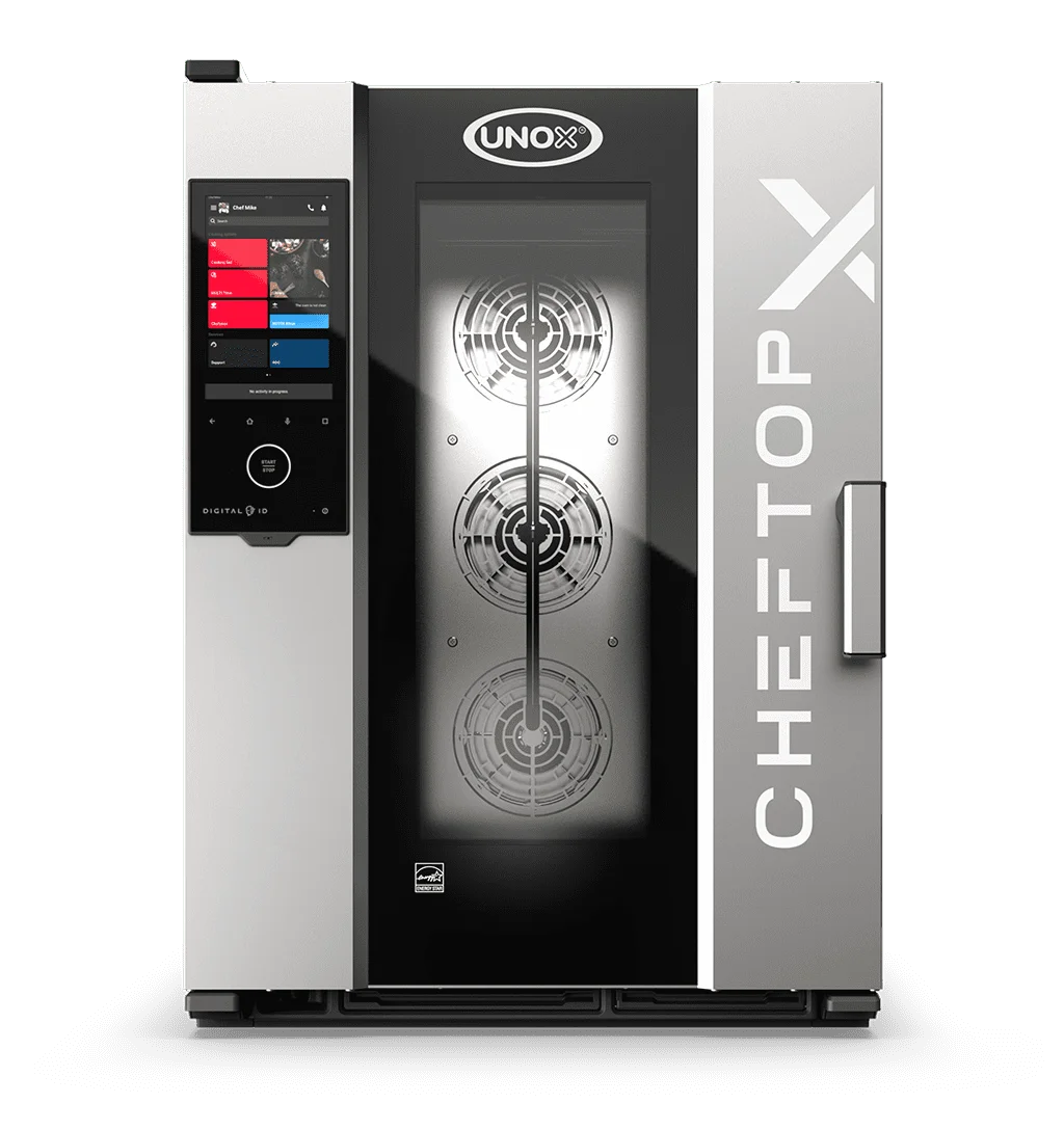 CHEFTOP-X Digital.ID COUNTERTOP 10 GN 1/1 Gaz - charnière gauche