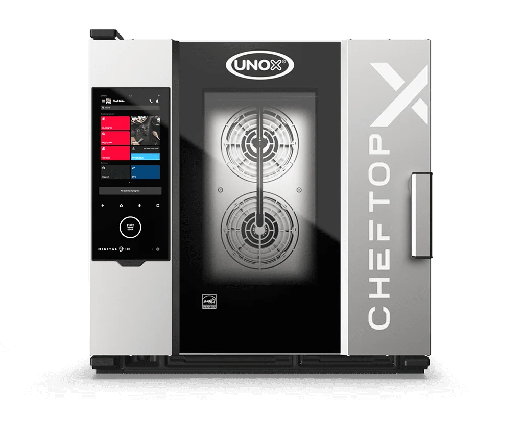 CHEFTOP-X Digital.ID COUNTERTOP 6 GN 1/1 Gaz - charnière gauche
