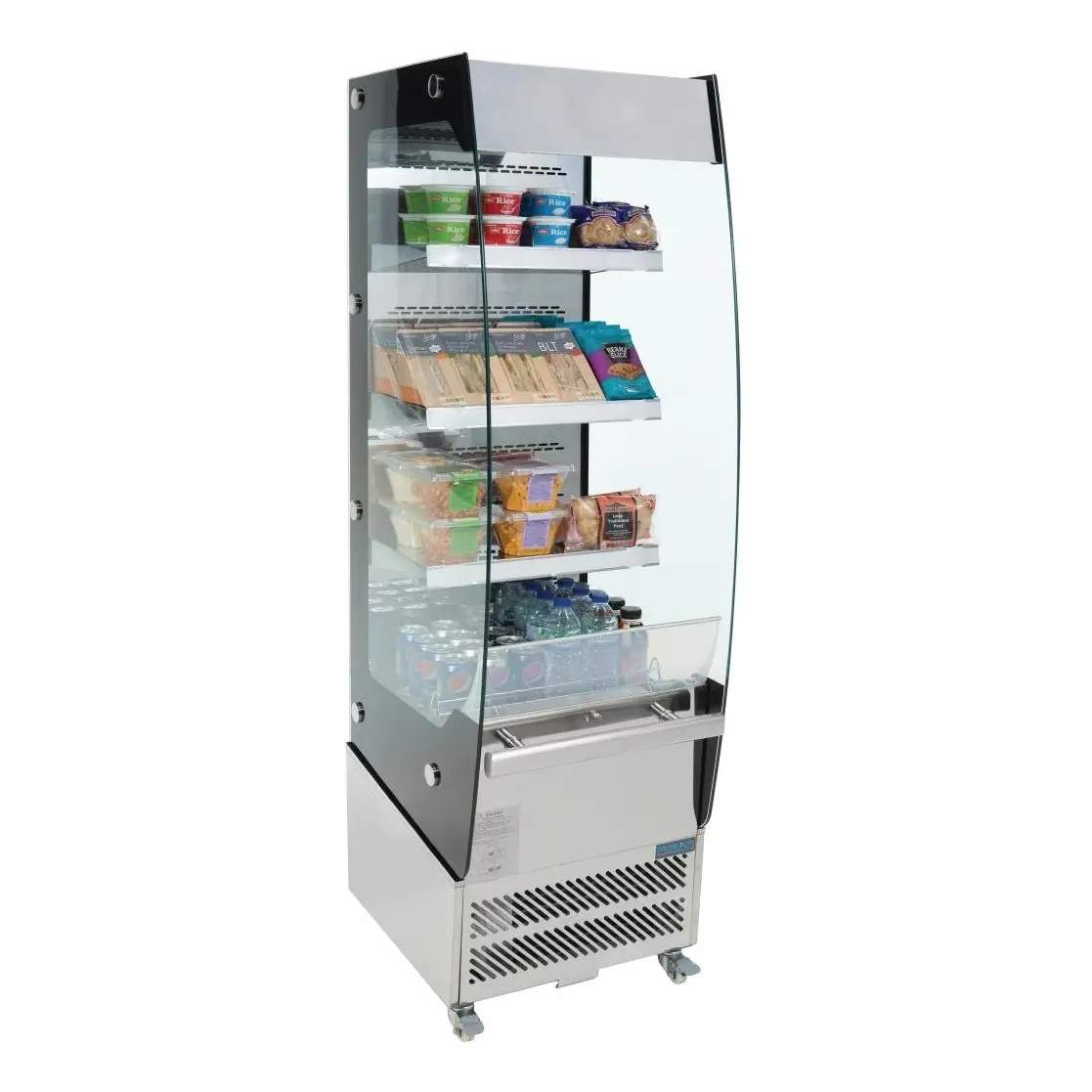 Vitrine positive libre service plusieurs niveaux 220L Polar Série G