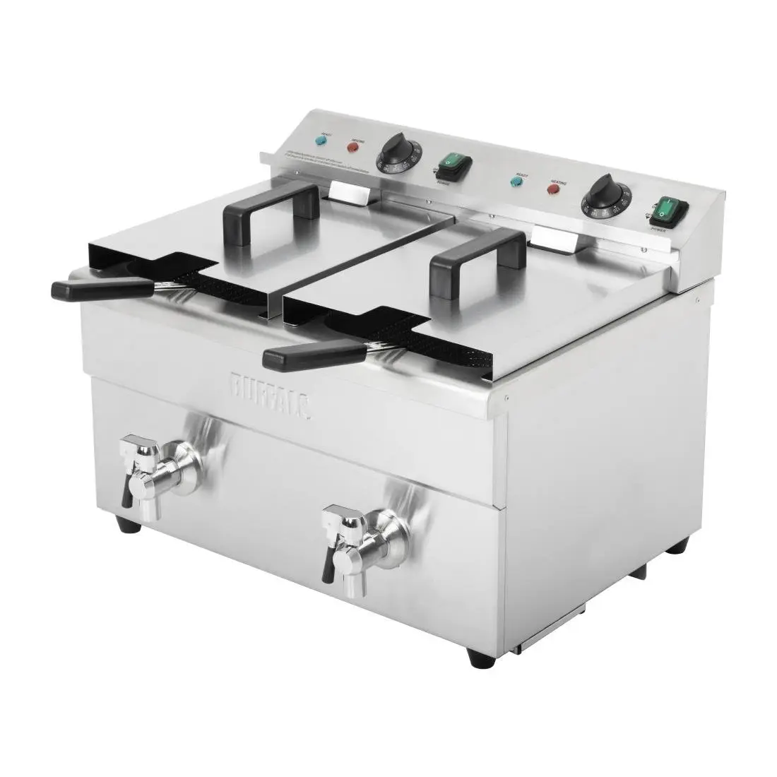 Friteuse induction double Buffalo 2 x 3 kW