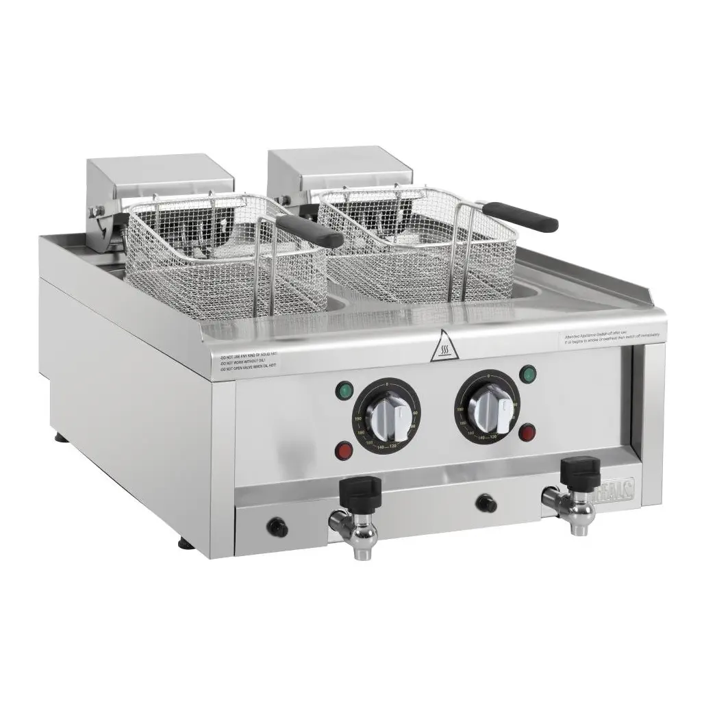 Friteuse électrique double Buffalo Série 600 2 x 8L