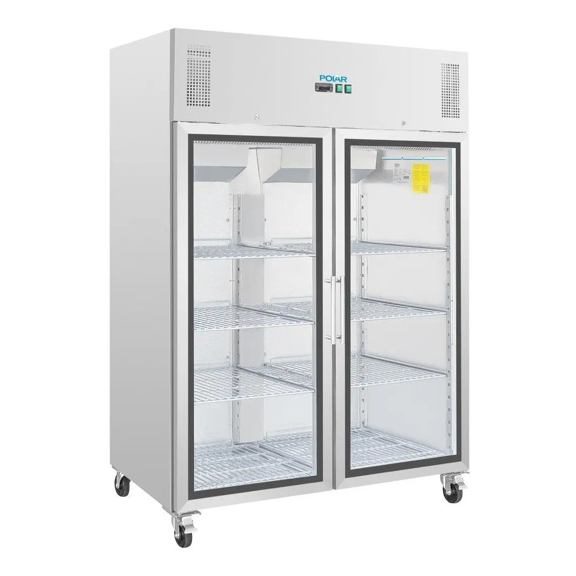 Vitrine réfrigérée positive deux portes GN 2/1 Polar Série G