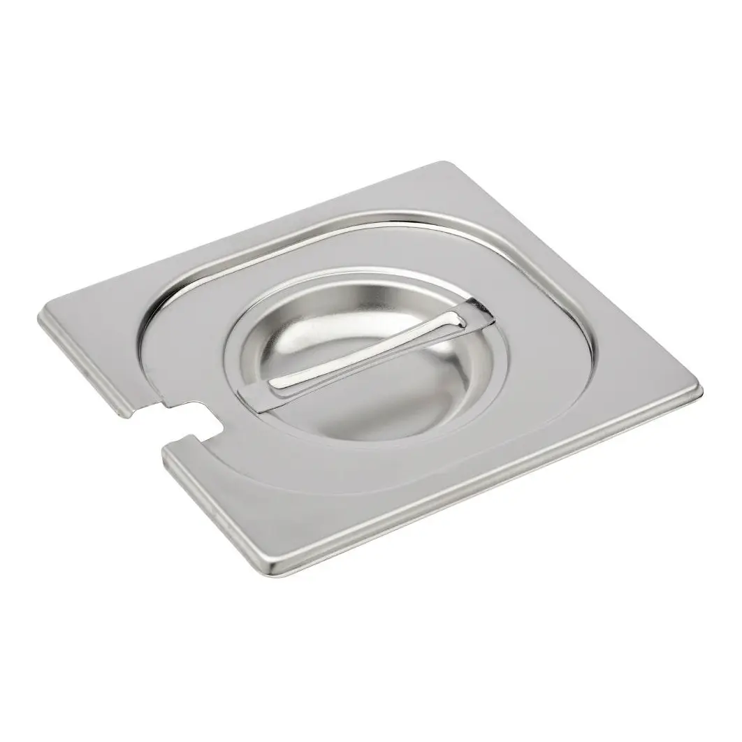 Couvercle inox avec encoche GN 1/6 Gastro M 