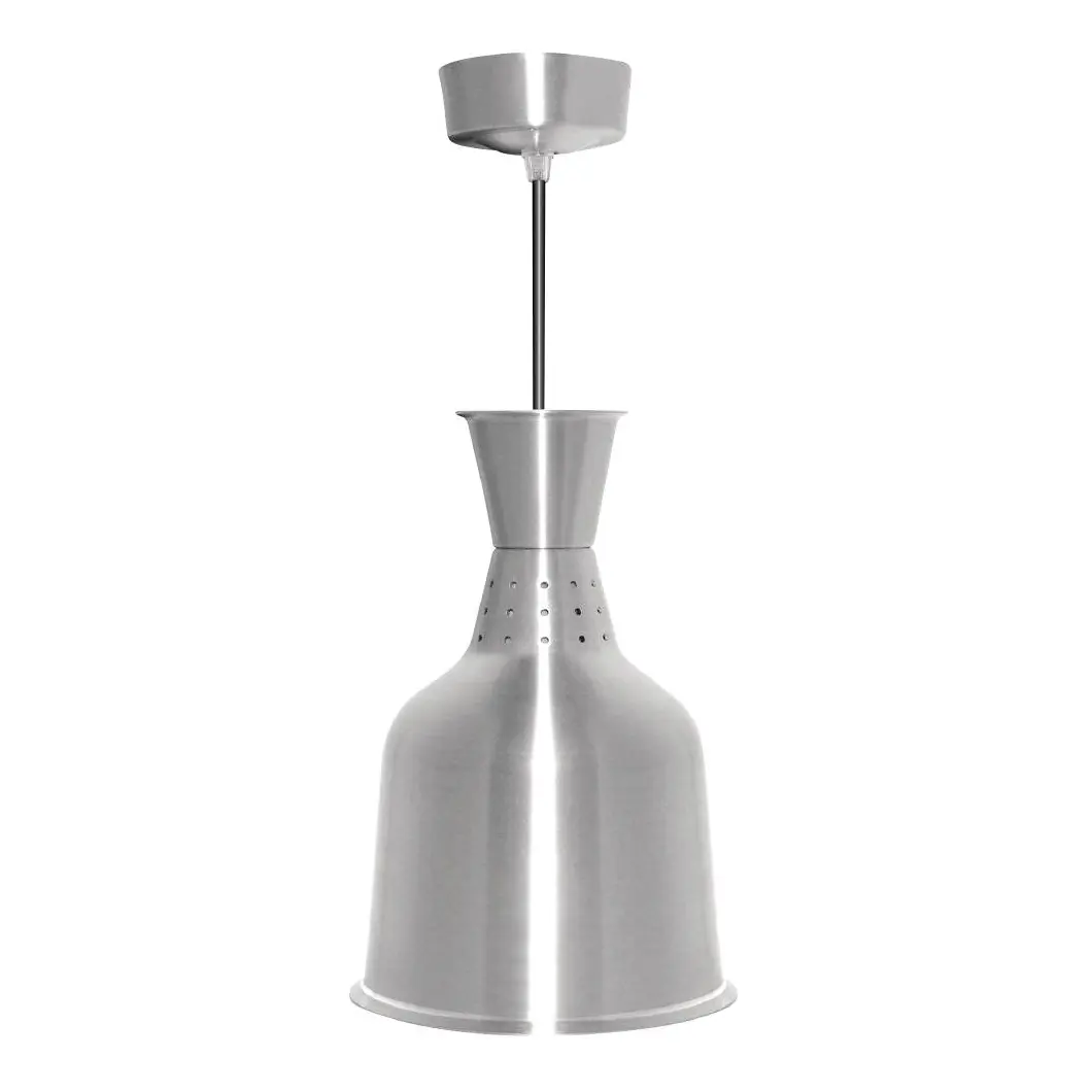 Lampe chauffante Buffalo finition métal brossé