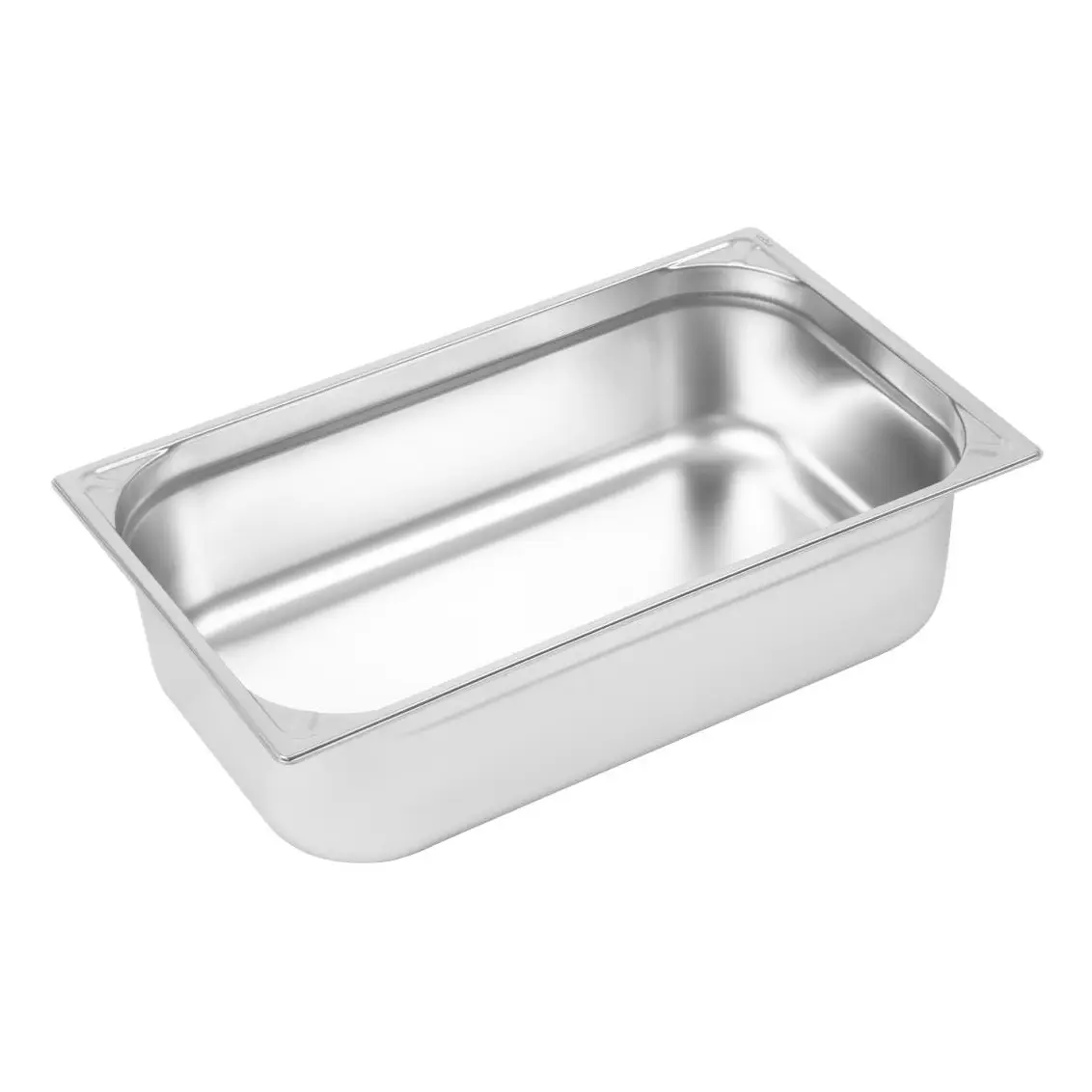 Bac inox 18/10 GN 1/1 professionnel Vogue 150mm