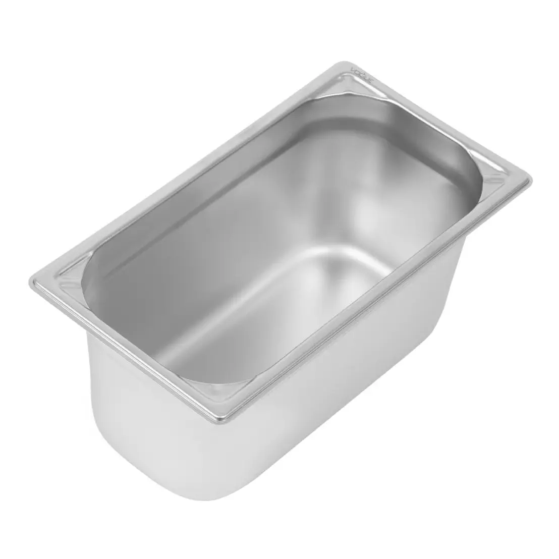 Bac inox 18/10 GN 1/3 professionnel Vogue 150mm