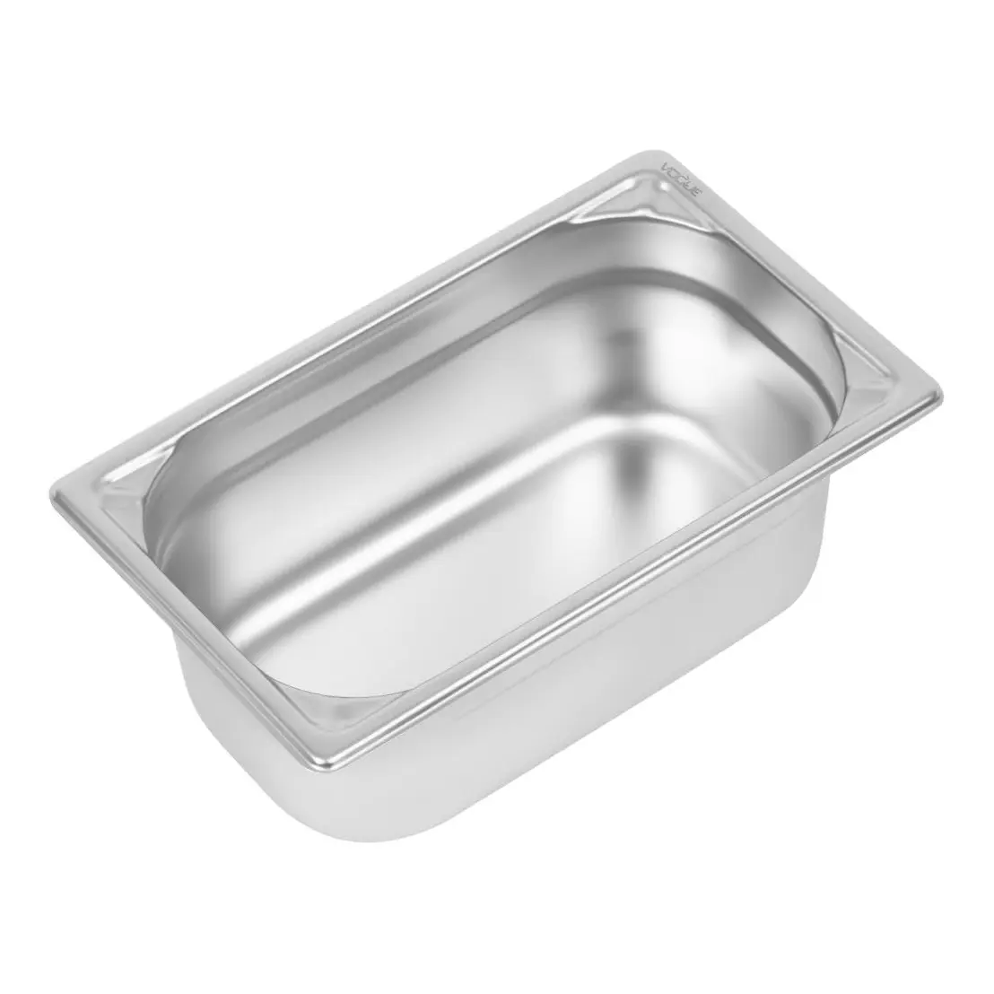 Bac inox 18/10 GN 1/4 Vogue 100mm