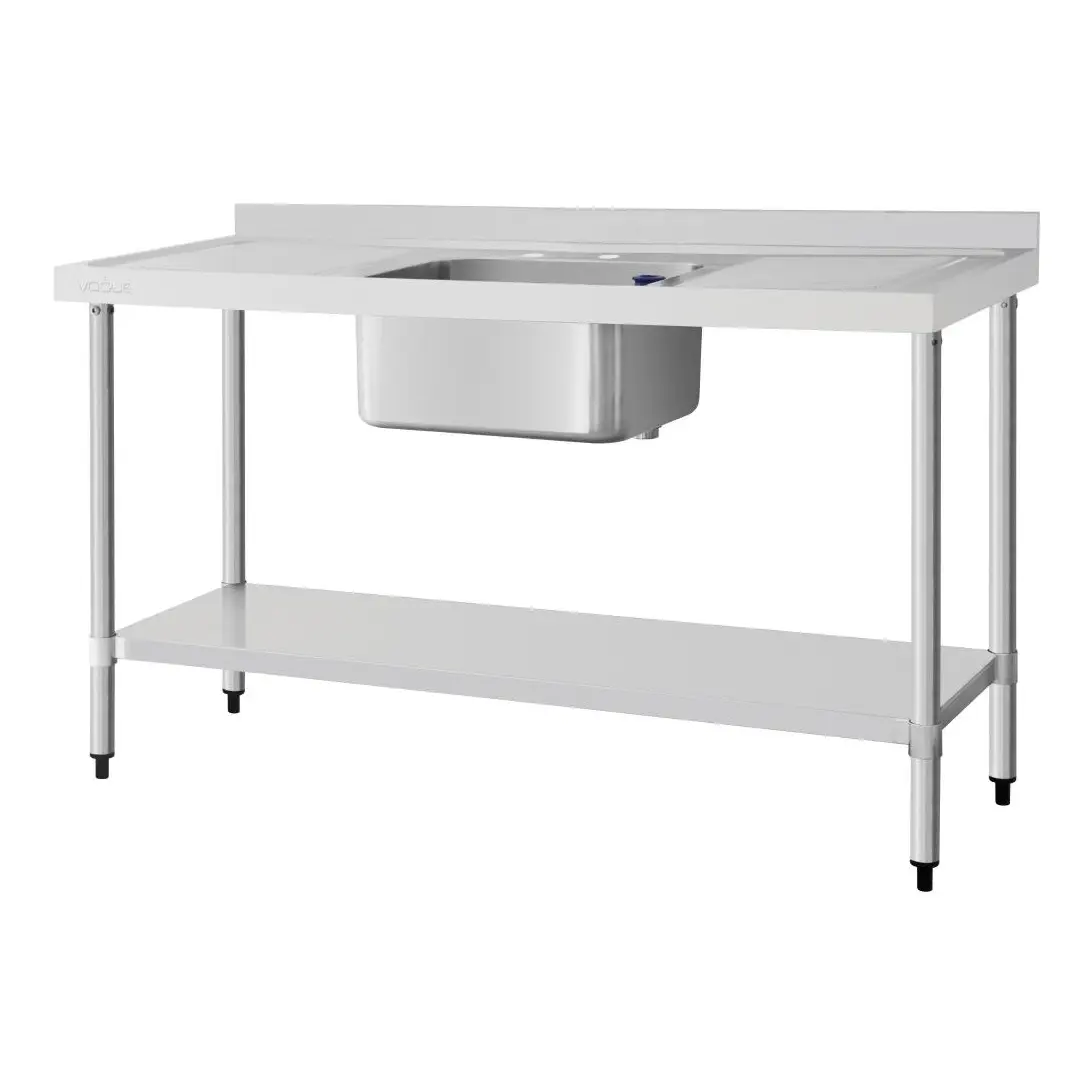 Plonge un bac double égouttoir Vogue 1500mm