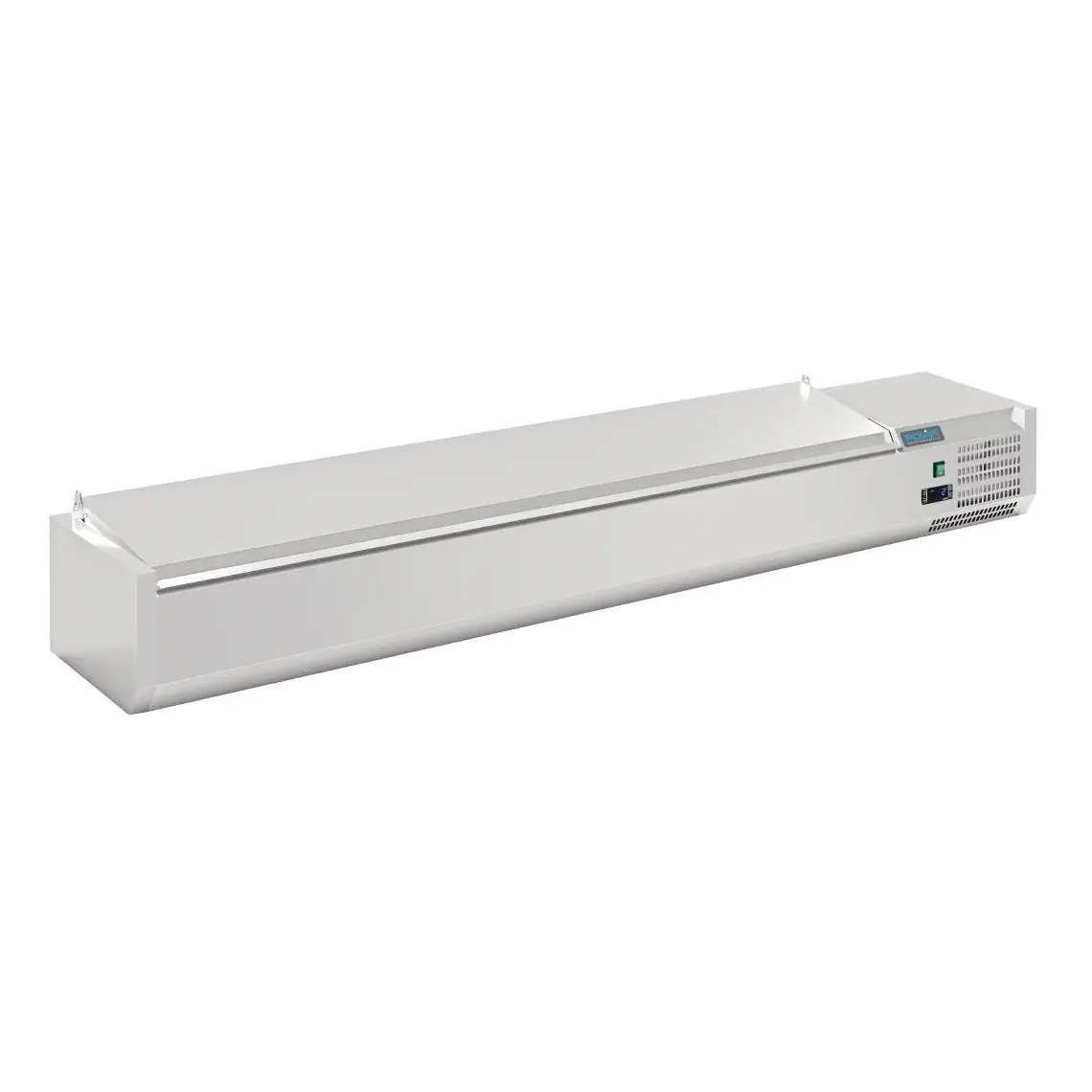 Saladette à poser avec couvercle Polar Série G 10x GN 1/4