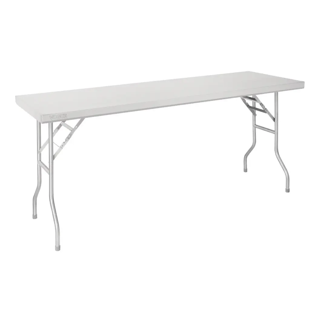 Table de travail pliante inox Vogue 1830x610x780mm