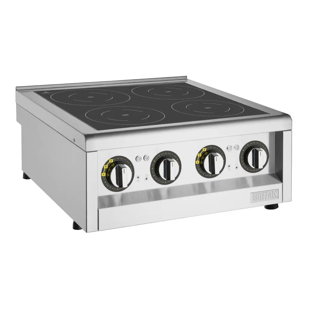 Plaque de cuisson à induction Buffalo Série 600 4 zones 2 x 3 kW