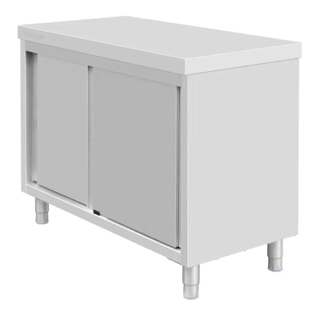 Armoire sur pieds en acier inoxydable Vogue 900x1200x600mm