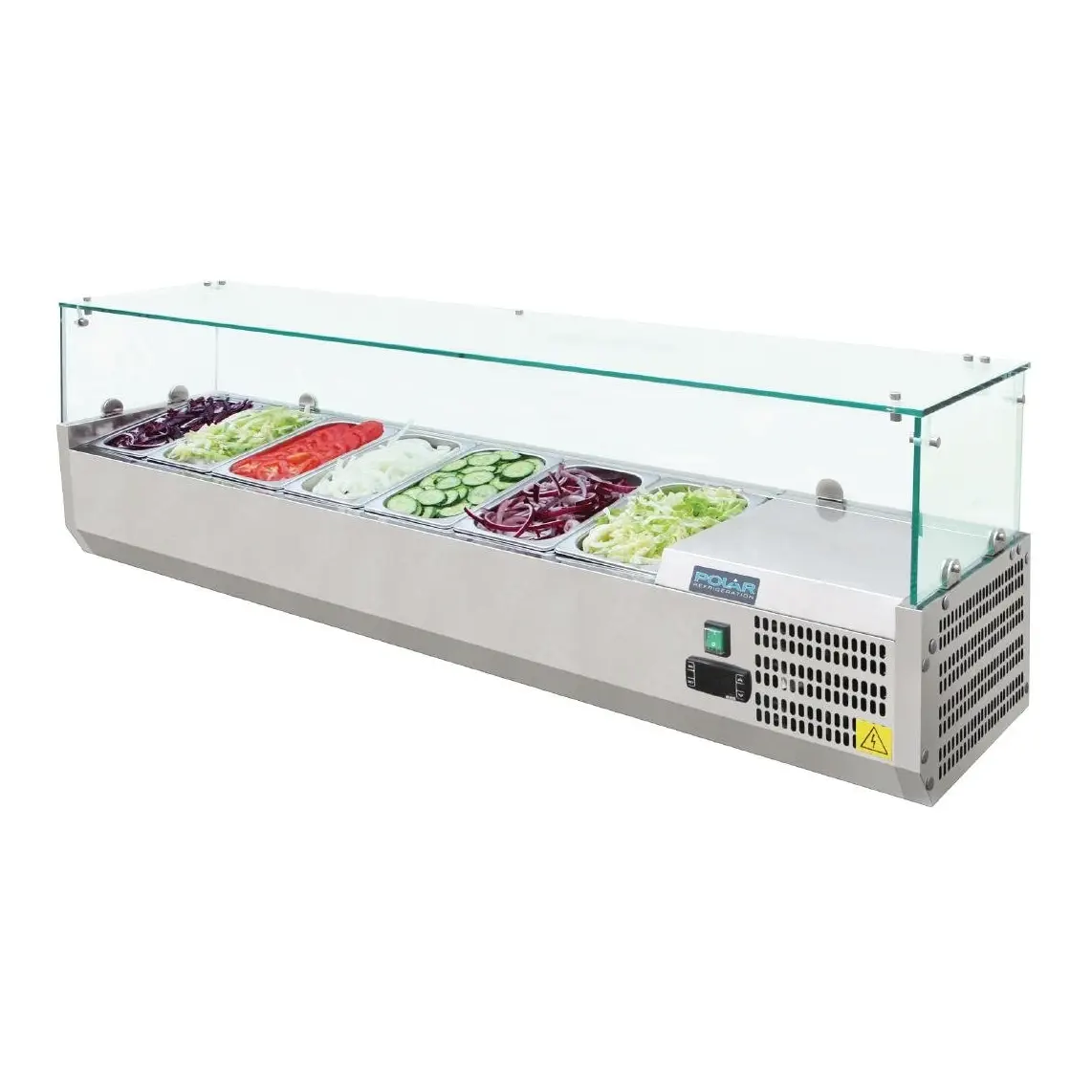 Saladette réfrigérée Polar Série G 7x GN1/4