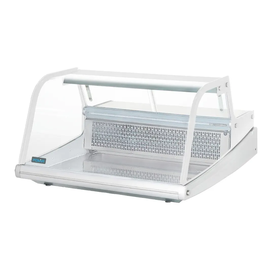 Vitrine réfrigérée de comptoir à poisson Polar Série G 175L