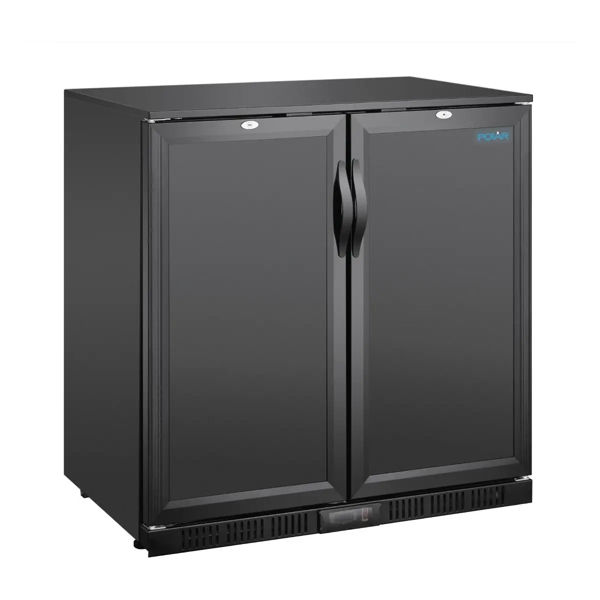 Arrière-bar deux portes pleines Polar Série G 850mm 198L