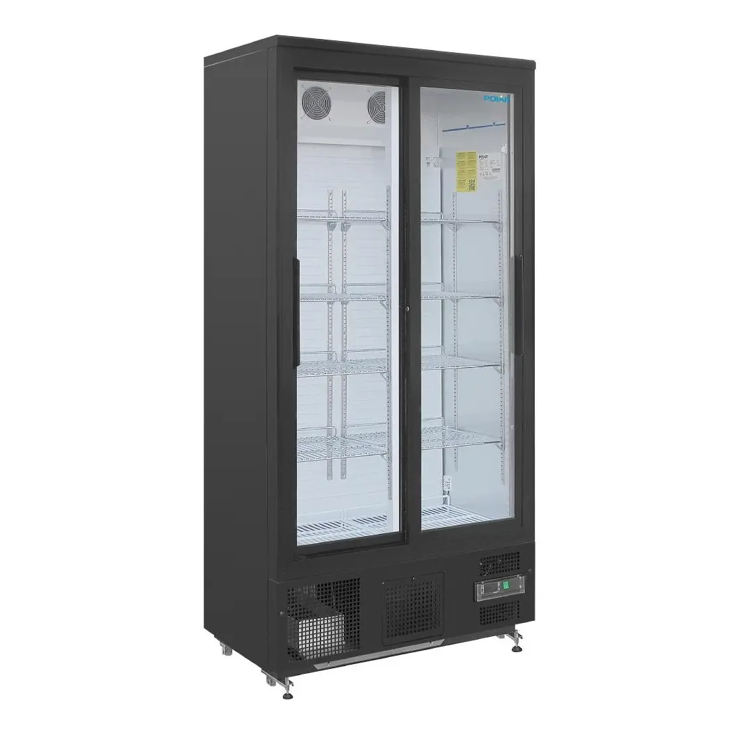 Arrière-bar vertical double porte coulissante Polar Série G