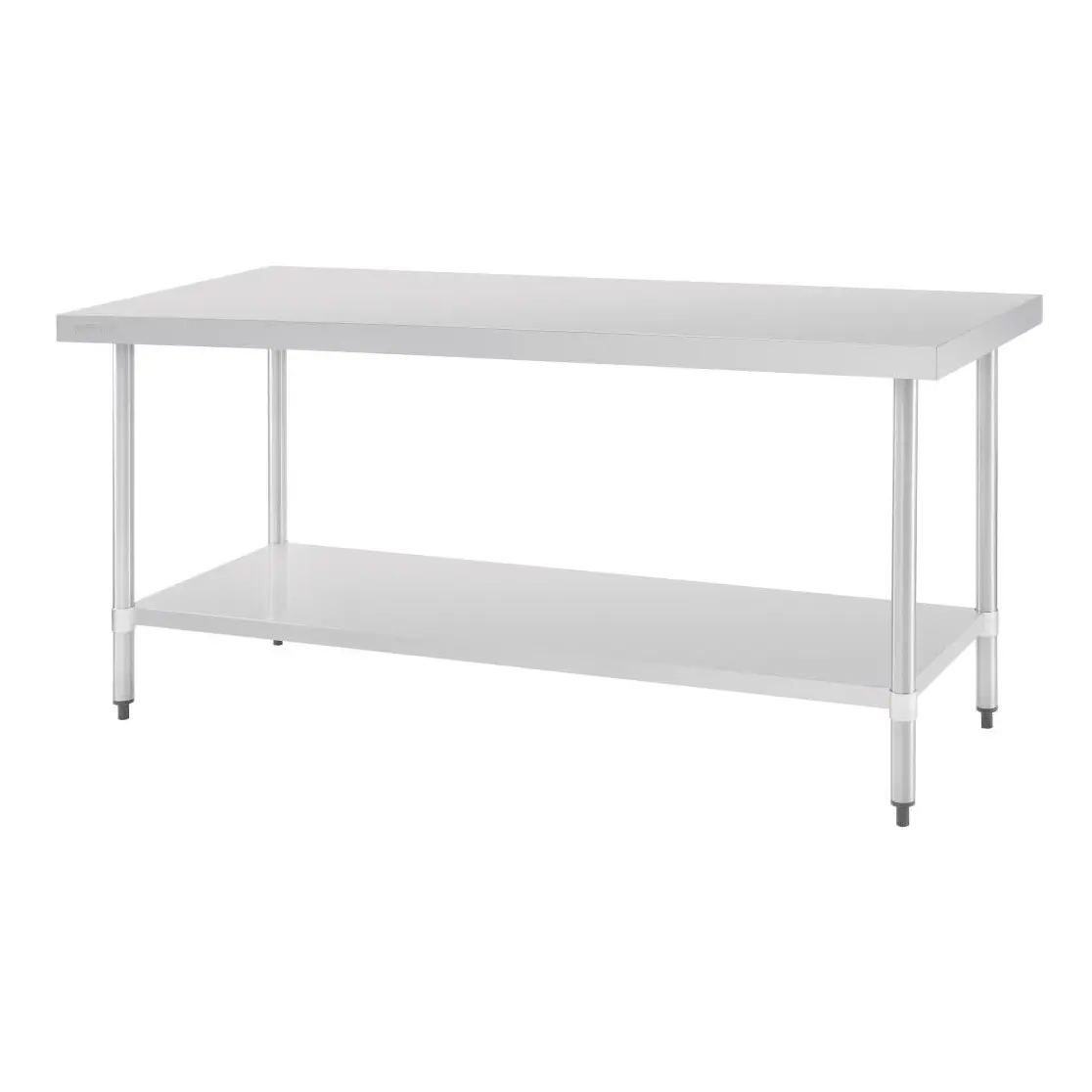Table en acier inoxydable sans rebord Vogue 1800 x 700mm