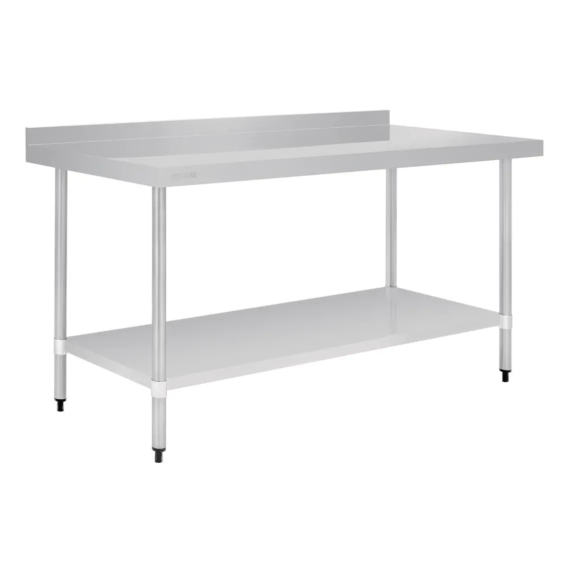 Table en acier inoxydable avec rebord Vogue 1800 x 700mm