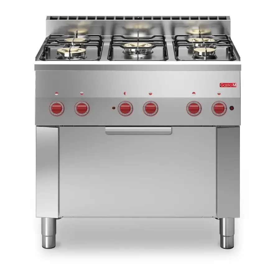 Fourneau gaz sur four à convection GN1/1 Gastro M 600 60/90CFGE