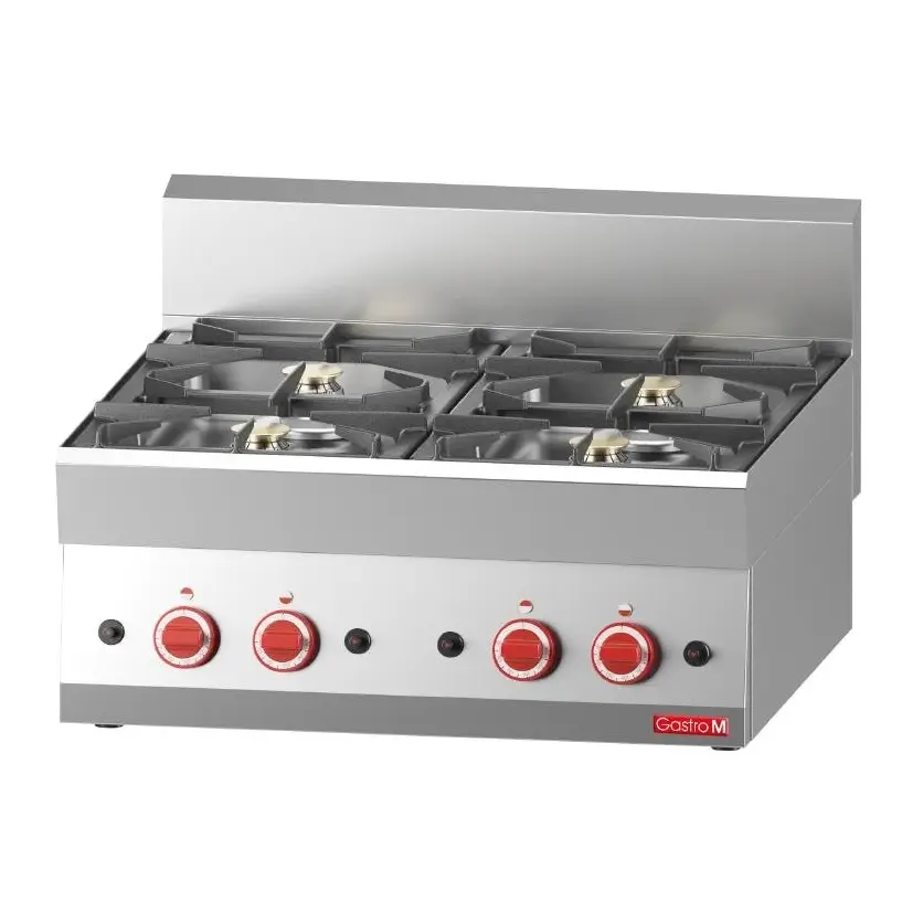 Fourneau gaz à poser 4 feux Gastro M 650 65/70PCG