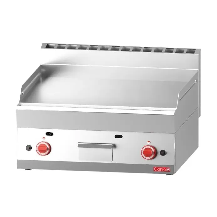 Plancha gaz plaque lisse chromée 65/70FTG-CR Gastro M 650