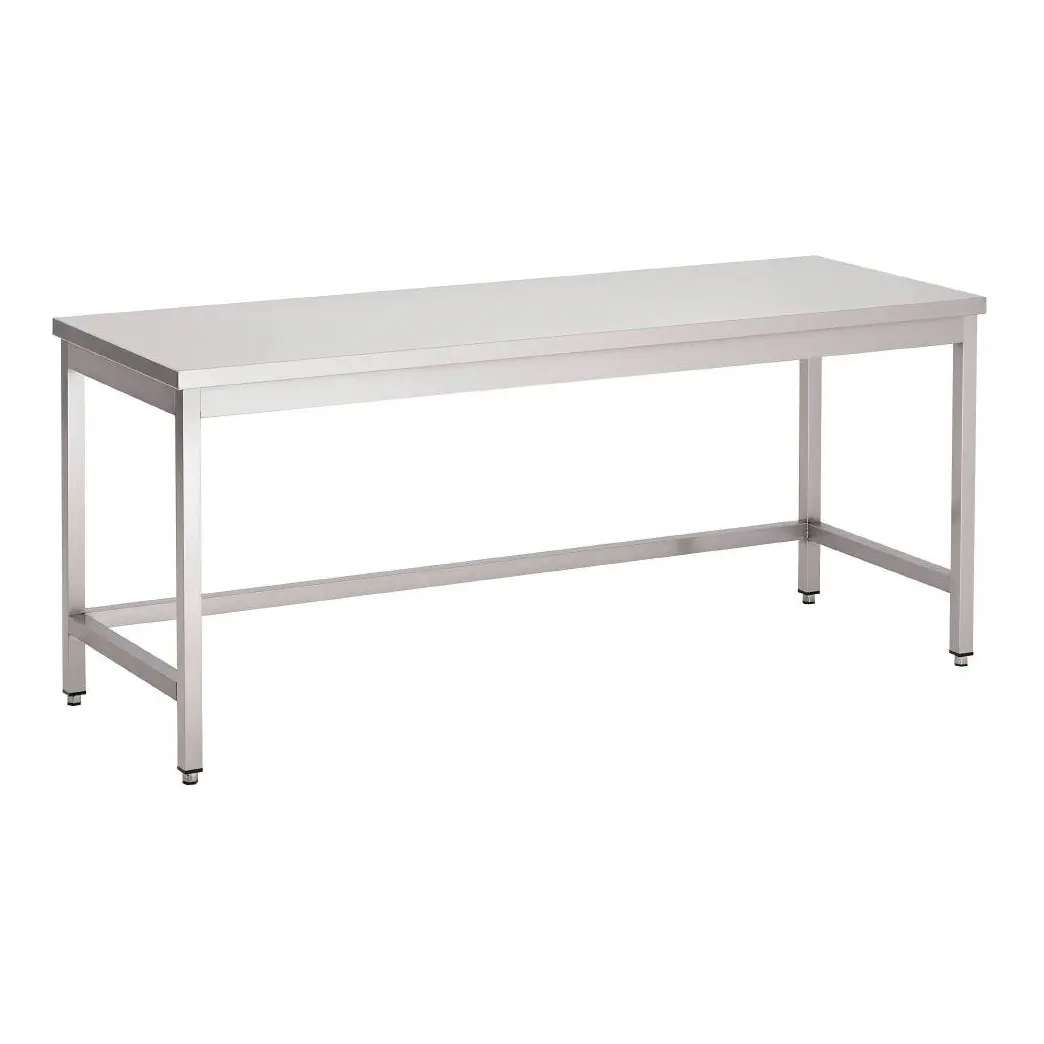 Table inox sans étagère basse Gastro M 1400 x 700 x 850mm