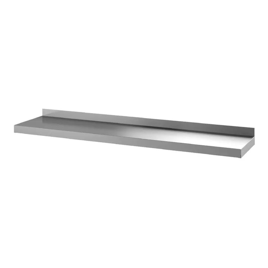 Etagère murale inox sans supports Gastro M 1400 x 400mm