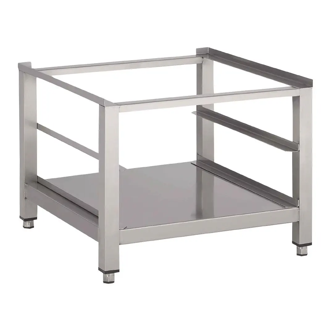 Support lave-vaisselle inox avec tablette inférieure Gastro M 600 x 600 x 400mm