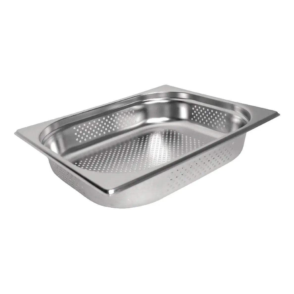 Bac Gastronorme inox perforé GN 1/2 150mm Vogue