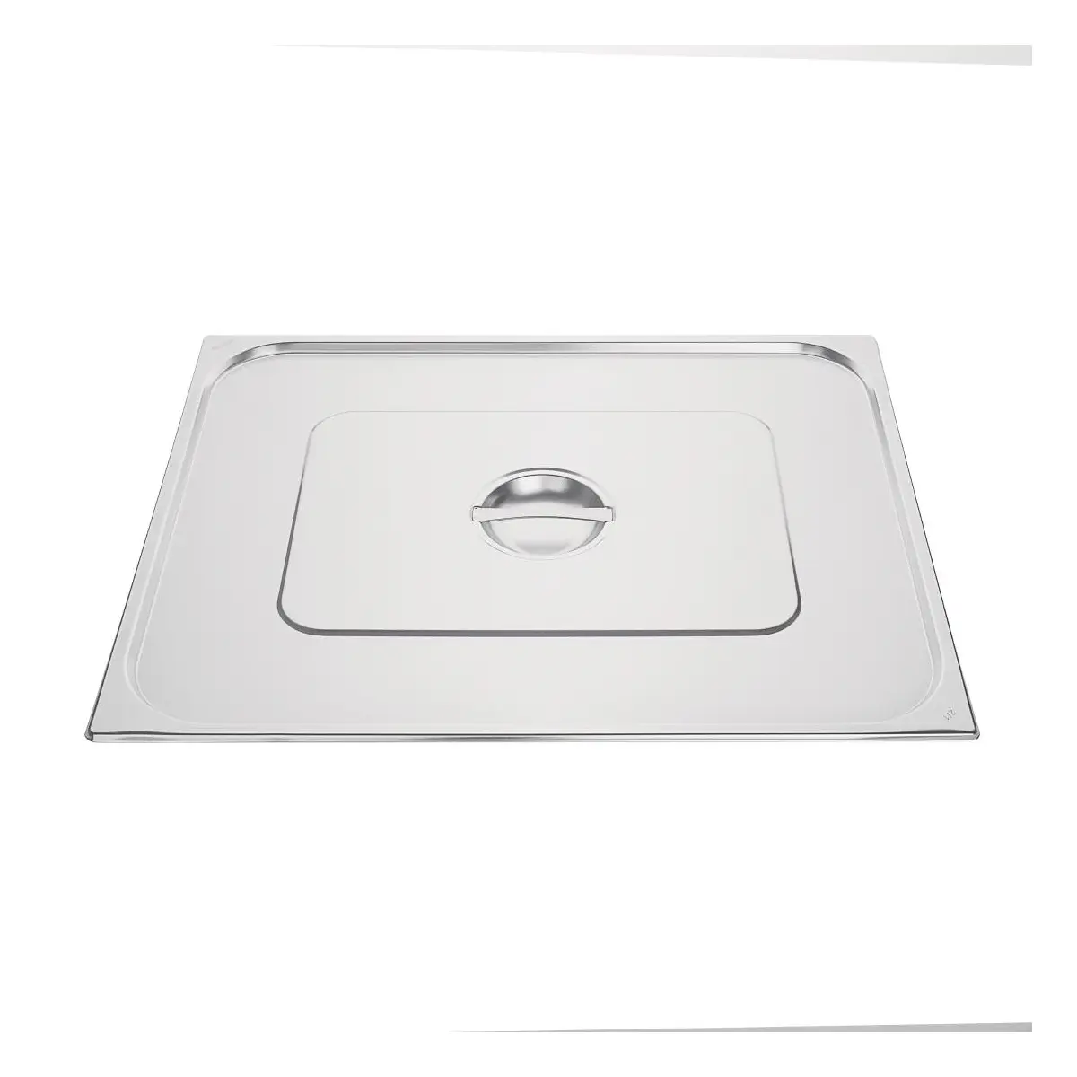 Couvercle GN 2/1 inox double Vogue