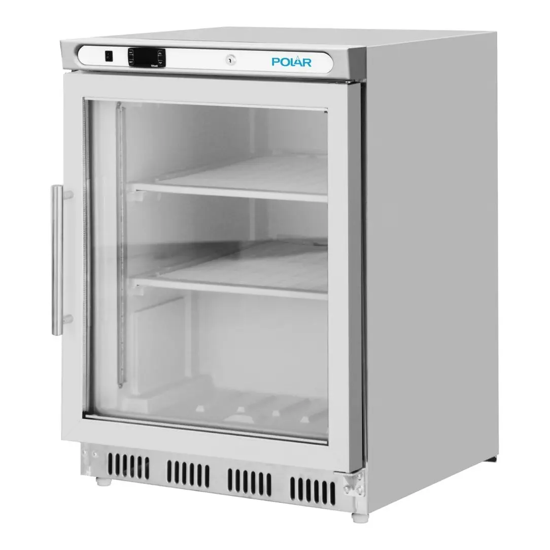 Vitrine réfrigérée négative de comptoir Polar Série C inox 129L