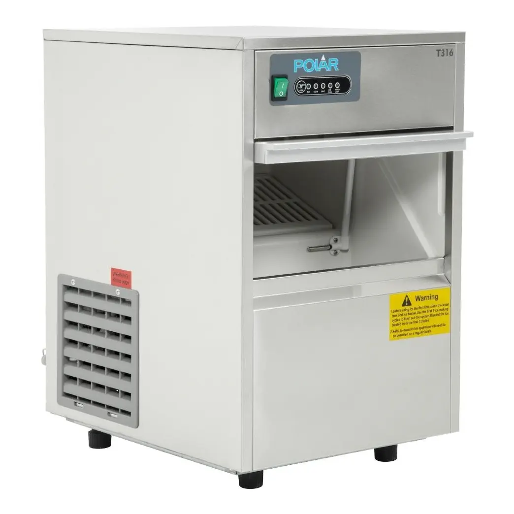 Machine à glaçons dessous de comptoir 20kg Polar Série G