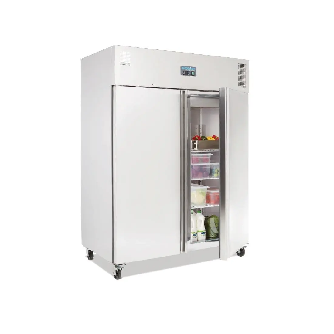 Armoire réfrigérée positive GN 2 portes 1300L Polar Série U