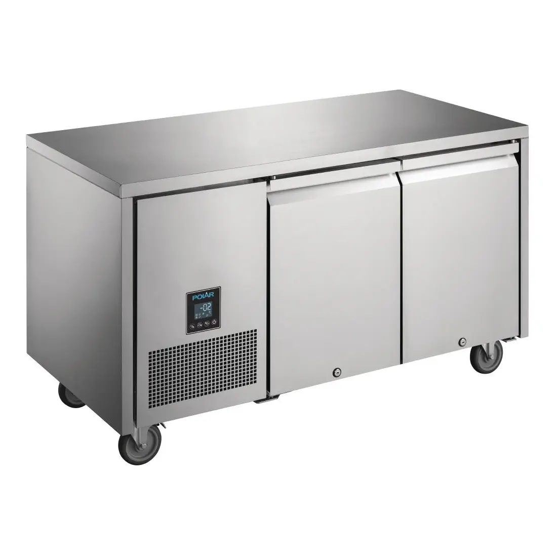 Table réfrigérée positive 2 portes Polar Serie U Premium 267L