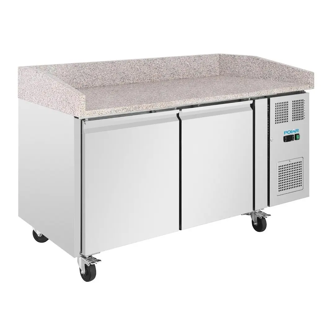Comptoir à pizza 2 portes avec dessus en granit  Polar Série U 428L