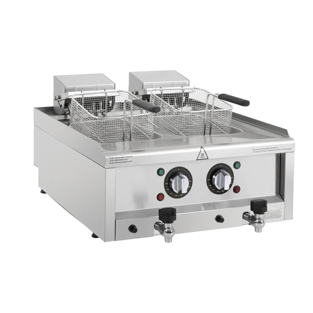 Friteuse électrique double Buffalo Série 600 2 x 8L