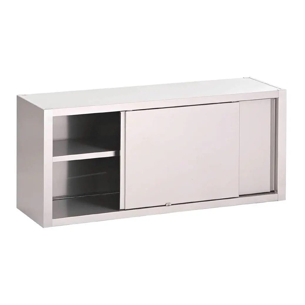 Placard mural inox avec portes coulissantes Gastro M 660 x 1500 x 400mm