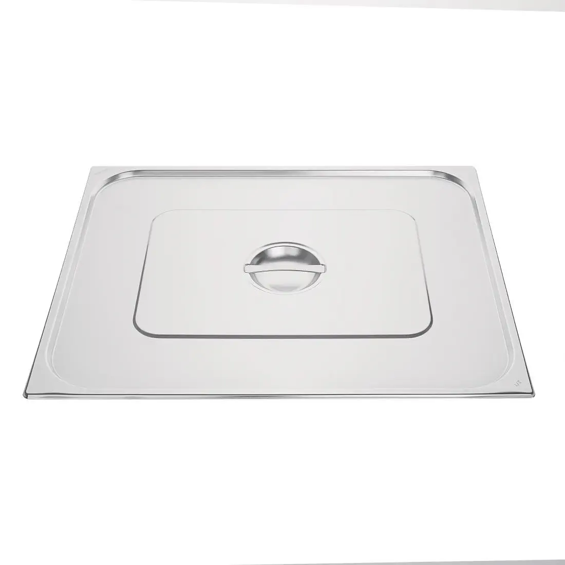 Couvercle GN 2/1 inox double Vogue