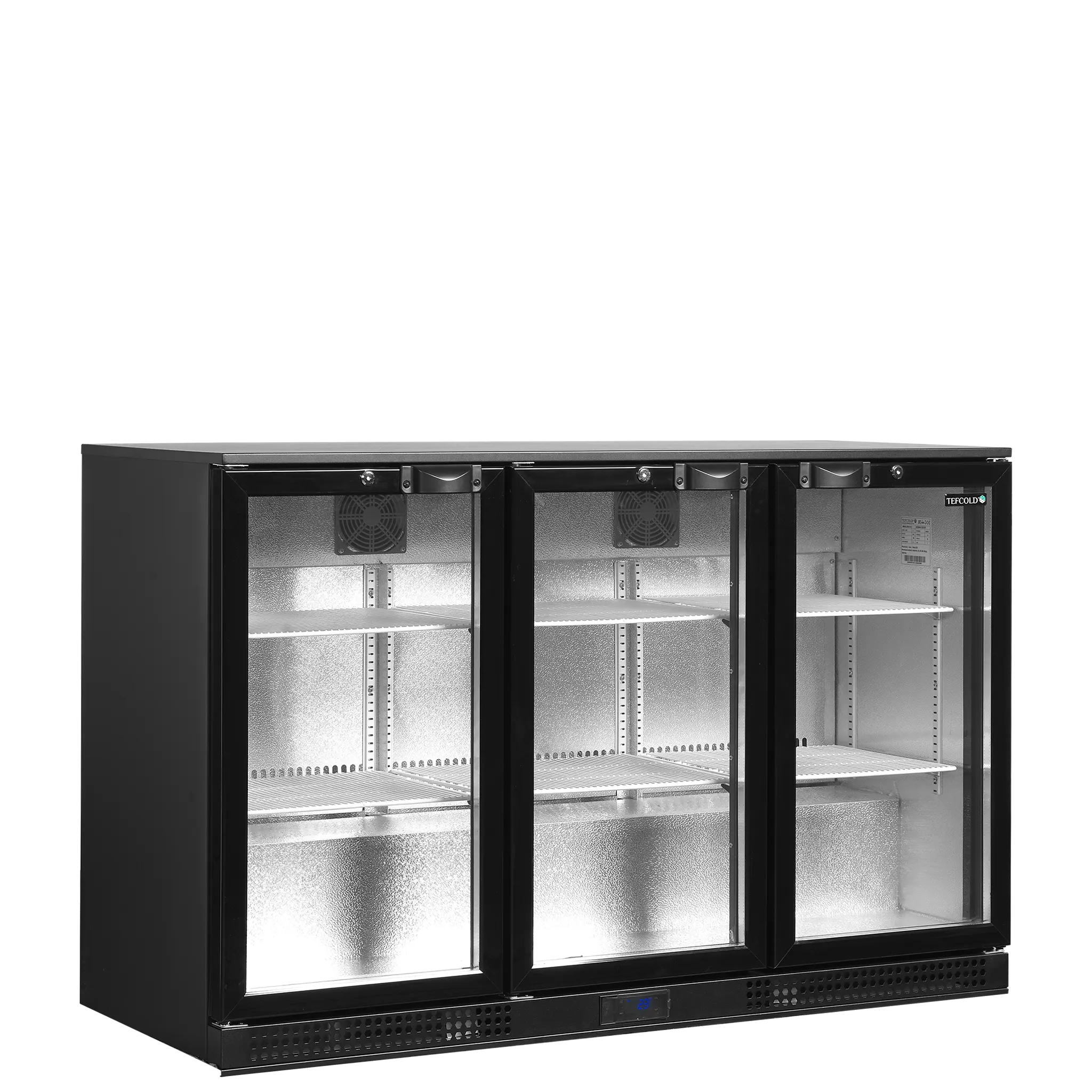 Arrière de bar 3 portes vitrées battantes 300 L