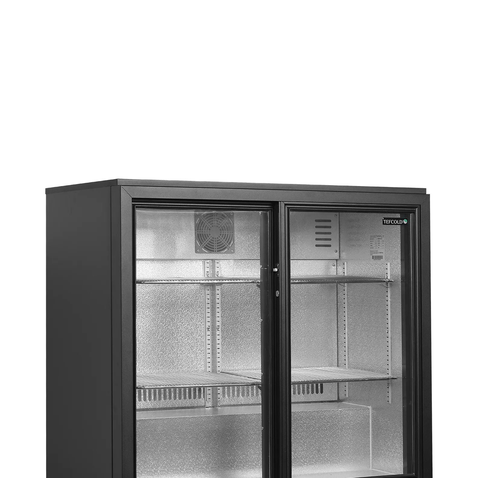 Arrière de bar 2 portes vitrées coulissantes 196 L