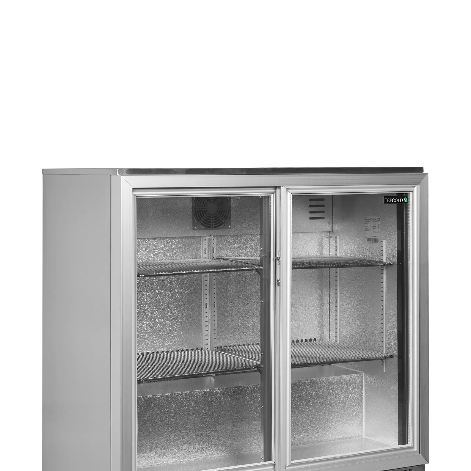 Arrière de bar 2 portes vitrées coulissantes 191 L