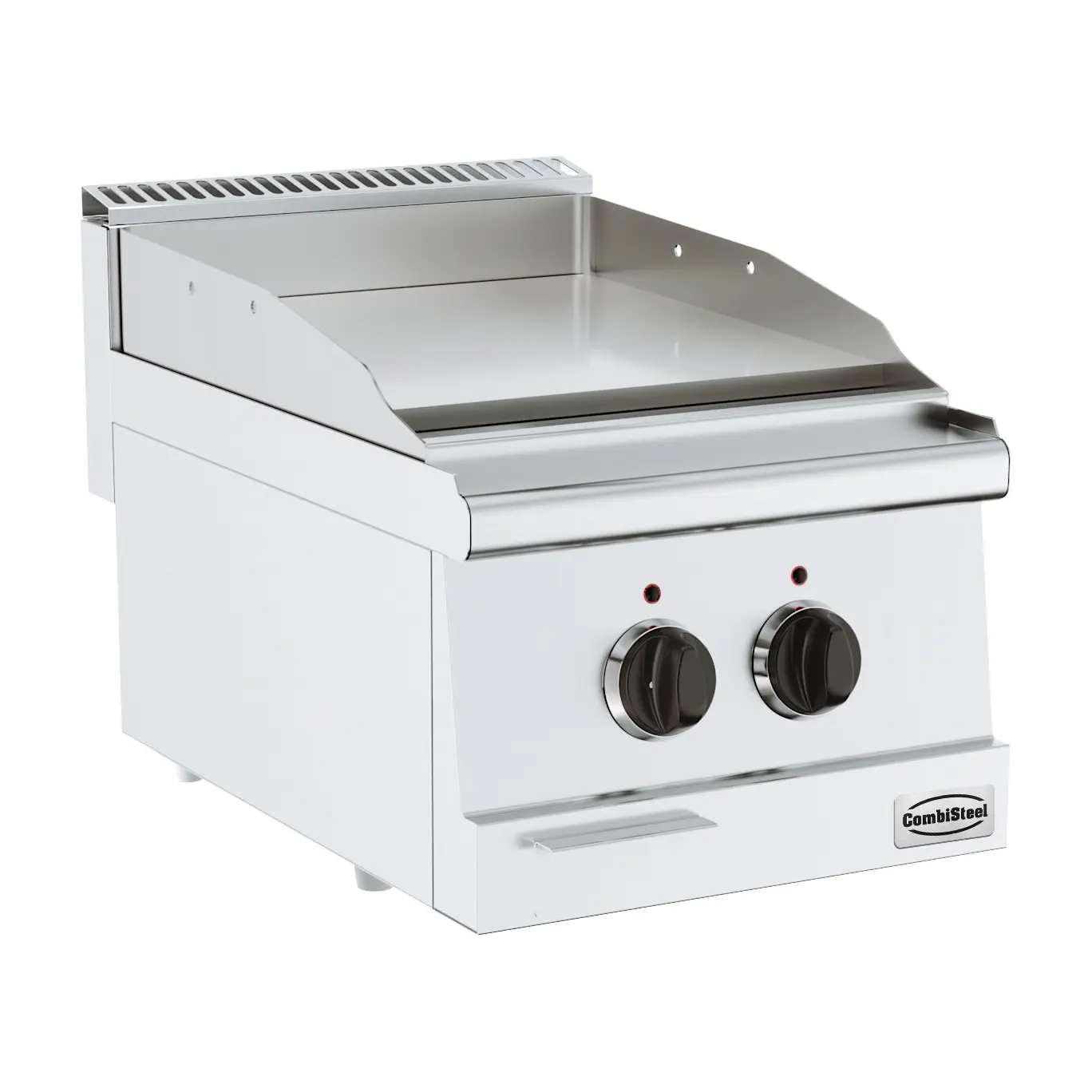 Plancha électrique en acier lisse - 400 x 600 mm - 3.6 kW