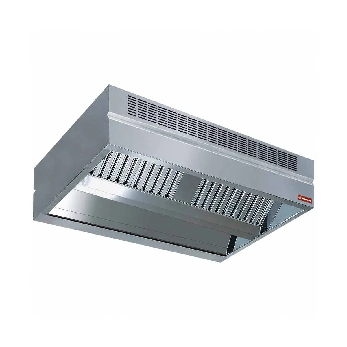 Hotte centrale à induction et compensation "AMBIANCE" - 2800 x 2600 mm