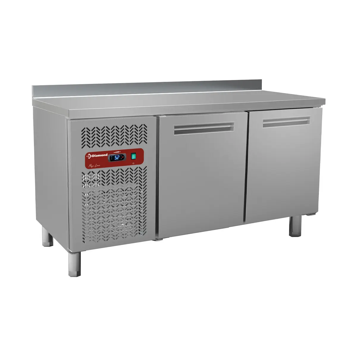 Table frigorifique, ventilé, 2 portes (245 Lit.)