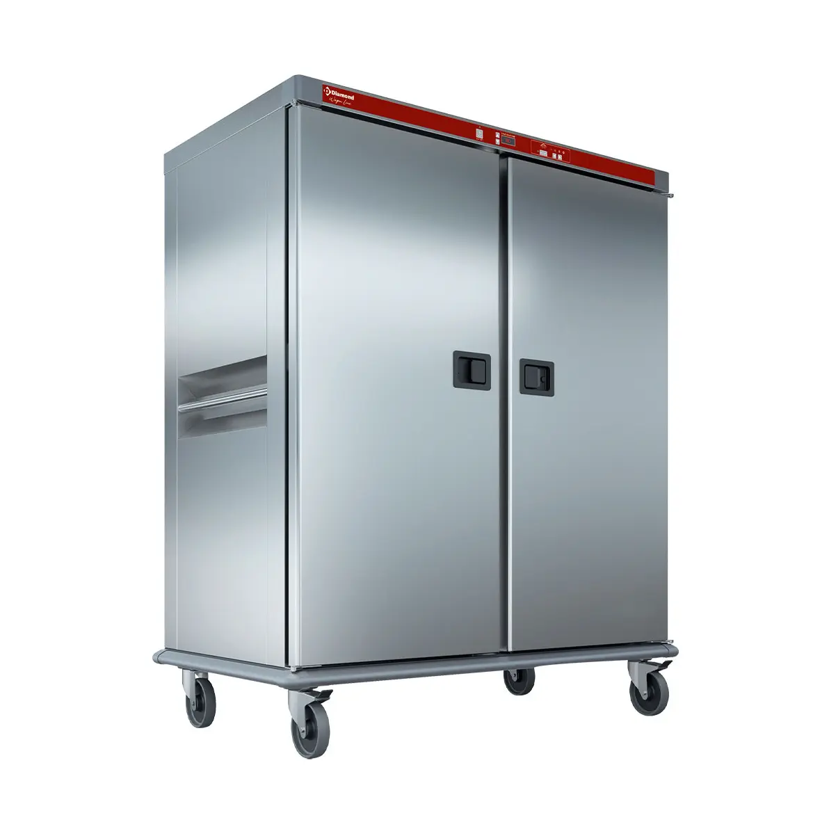 Chariot chauffant pour repas, 40 GN 2/1, humidification contrôlée