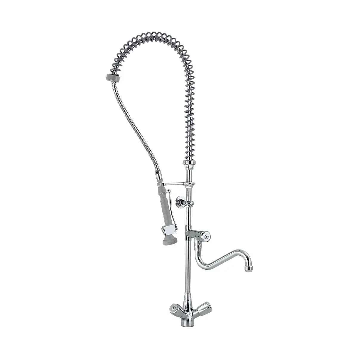 Douchette et robinet avec groupe mélangeur,"Heavy-Duty" (Sortie MONO)